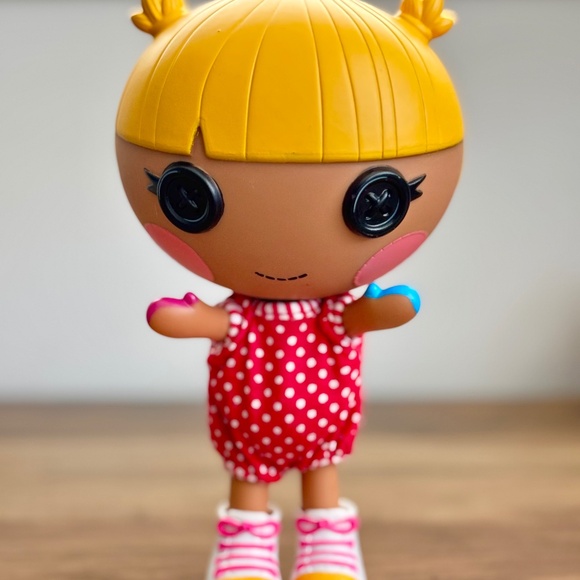 LALALOOPSY 7" Toy Doll Littles SCRIBBLES SPLASH Yellow Hair Finger Painter 2011 - Picture 1 of 10
